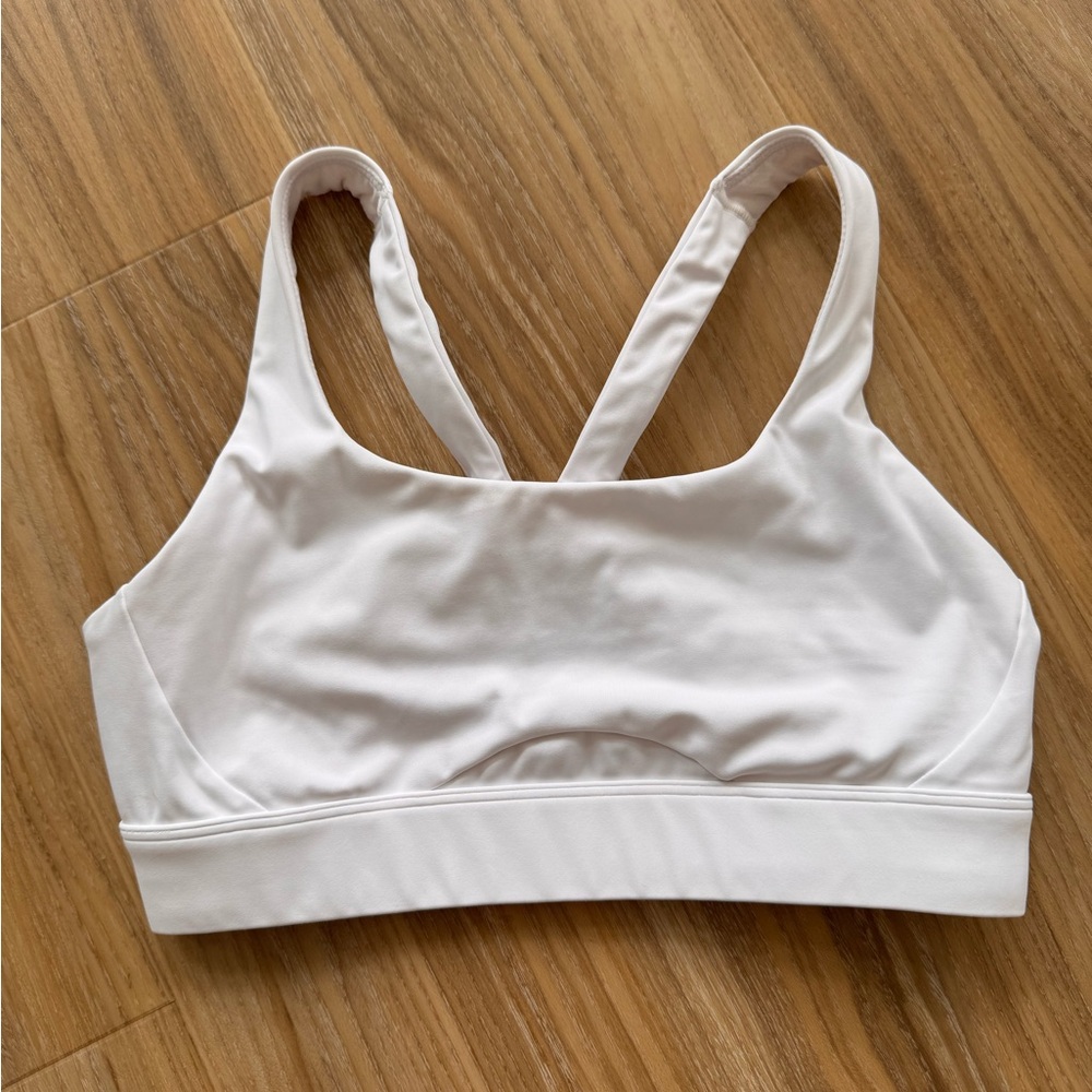 White Sports Bra